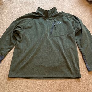 The North Face Men's Green Half-Zip Jacket